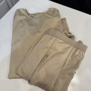 POLARTEC GEN III ECWCS Cold Weather Long Sleeve Undershirt & Pants Men's L Reg